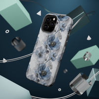 Thumbnail for Himalayan Blue Poppy MagSafe Tough Cases for iPhone 13, iPhone 13 Mini, iPhone 13 Pro, and iPhone 13 Pro Max.