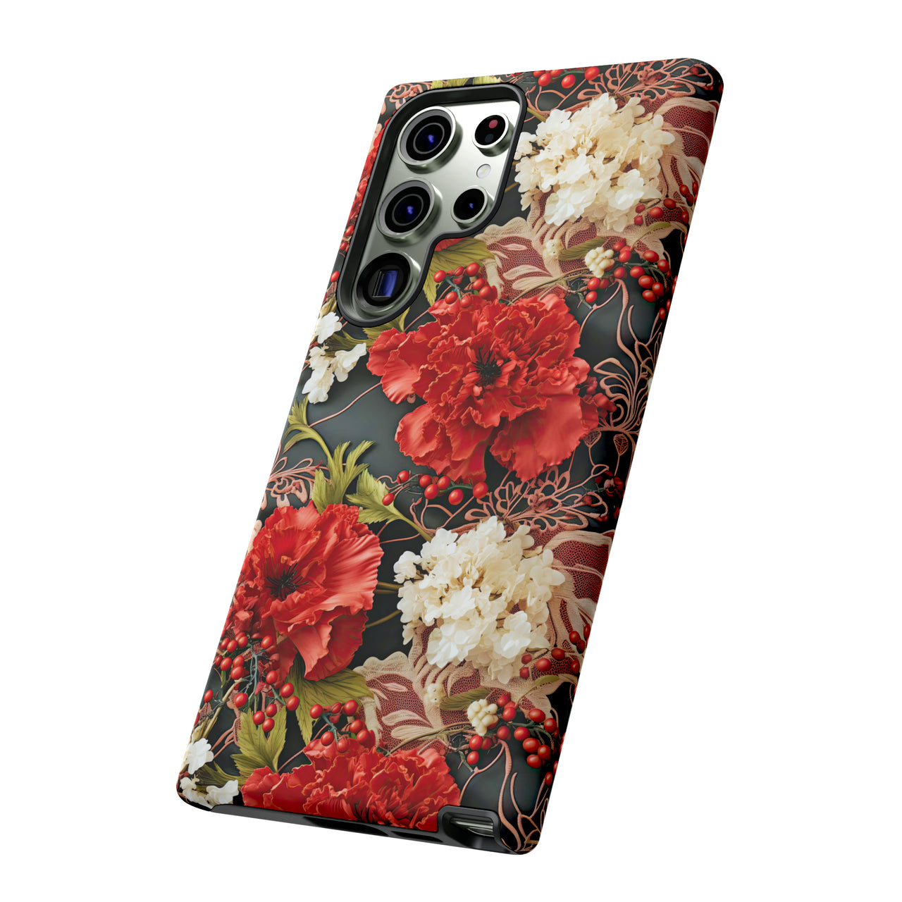 Carnation for January Birthday - Tough Case for Samsung Galaxy S23, Samsung Galaxy S23 Plus, and Samsung Galaxy S23 Ultra