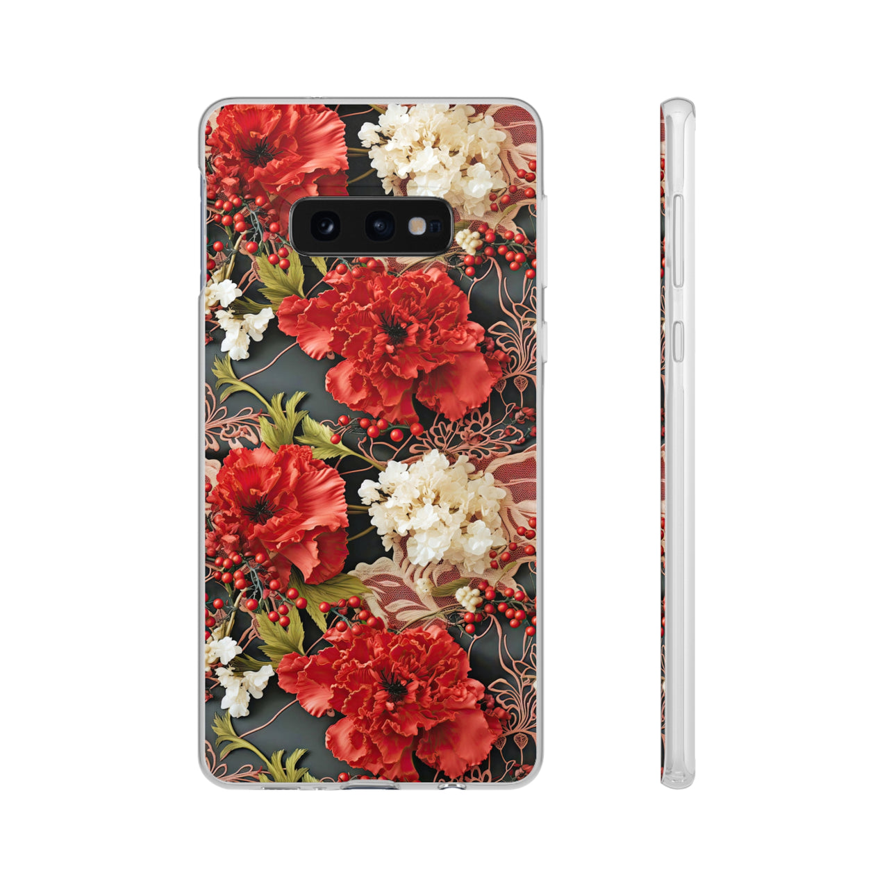 Carnation for January Birthday - Flexi Cases for Samsung Galaxy S10, Samsung Galaxy S10E, & Samsung Galaxy S10 Plus