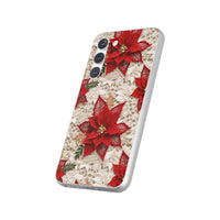 Thumbnail for Christmas Poinsettia - Flexi Cases for Samsung Galaxy S23, Samsung Galaxy S23 Plus, and Samsung Galaxy S23 Ultra