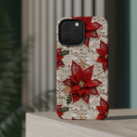 Thumbnail for Christmas Poinsettia MagSafe Tough Cases for iPhone 13, iPhone 13 Mini, iPhone 13 Pro, and iPhone 13 Pro Max.