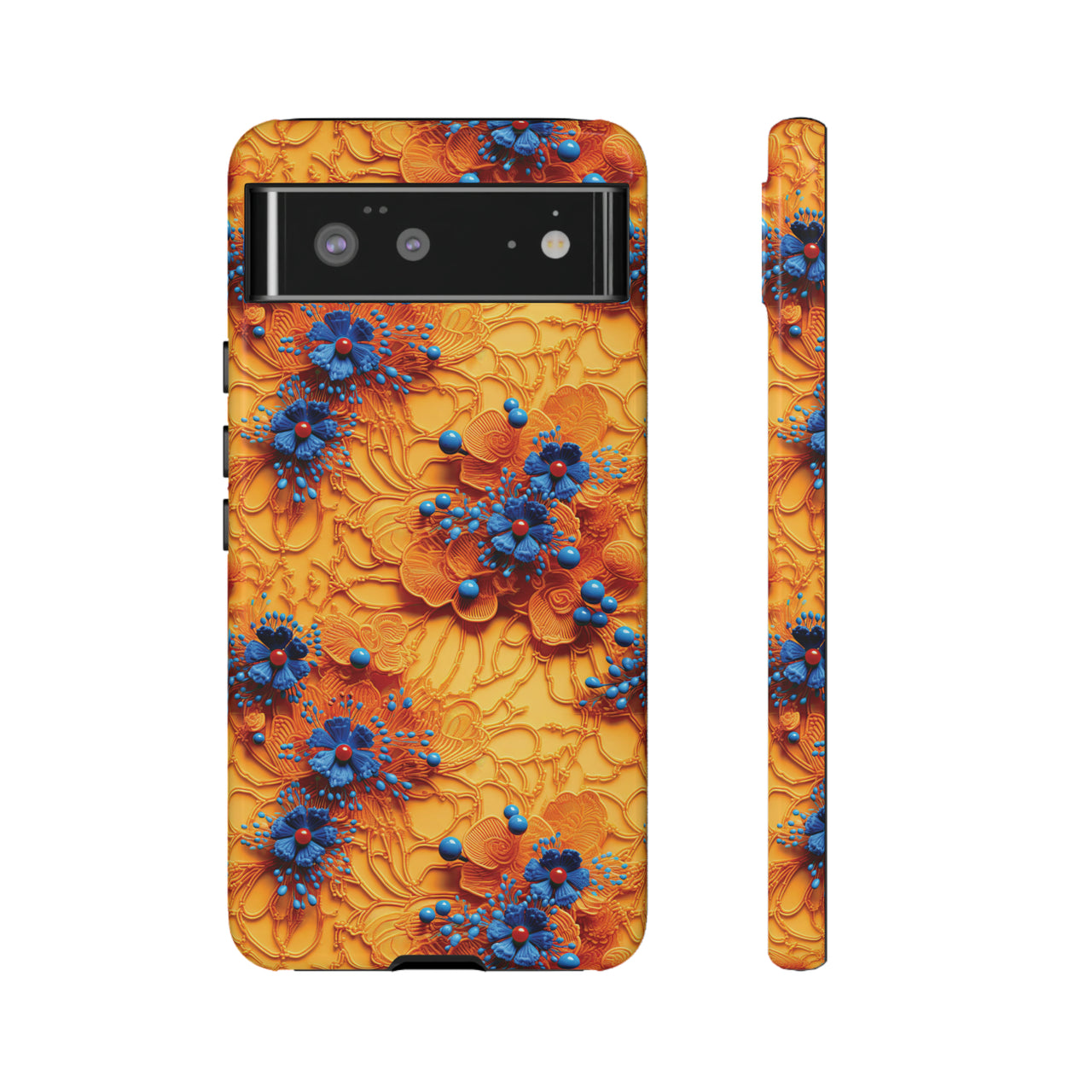 Royal Ryukyu Blossoms - Tough Case for Google Pixel 6 and Google Pixel 6 Pro