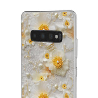 Thumbnail for Yellow and White Floral - Flexi Cases for Samsung Galaxy S10, Samsung Galaxy S10E, & Samsung Galaxy S10 Plus