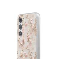 Thumbnail for White Lace and Cherry Blossoms - Flexi Cases for Samsung Galaxy S23, Samsung Galaxy S23 Plus, and Samsung Galaxy S23 Ultra