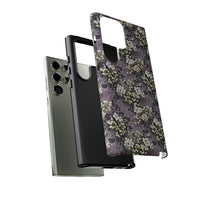 Thumbnail for White Flowers on a Purple Bed - Tough Case for Samsung Galaxy S23, Samsung Galaxy S23 Plus, and Samsung Galaxy S23 Ultra