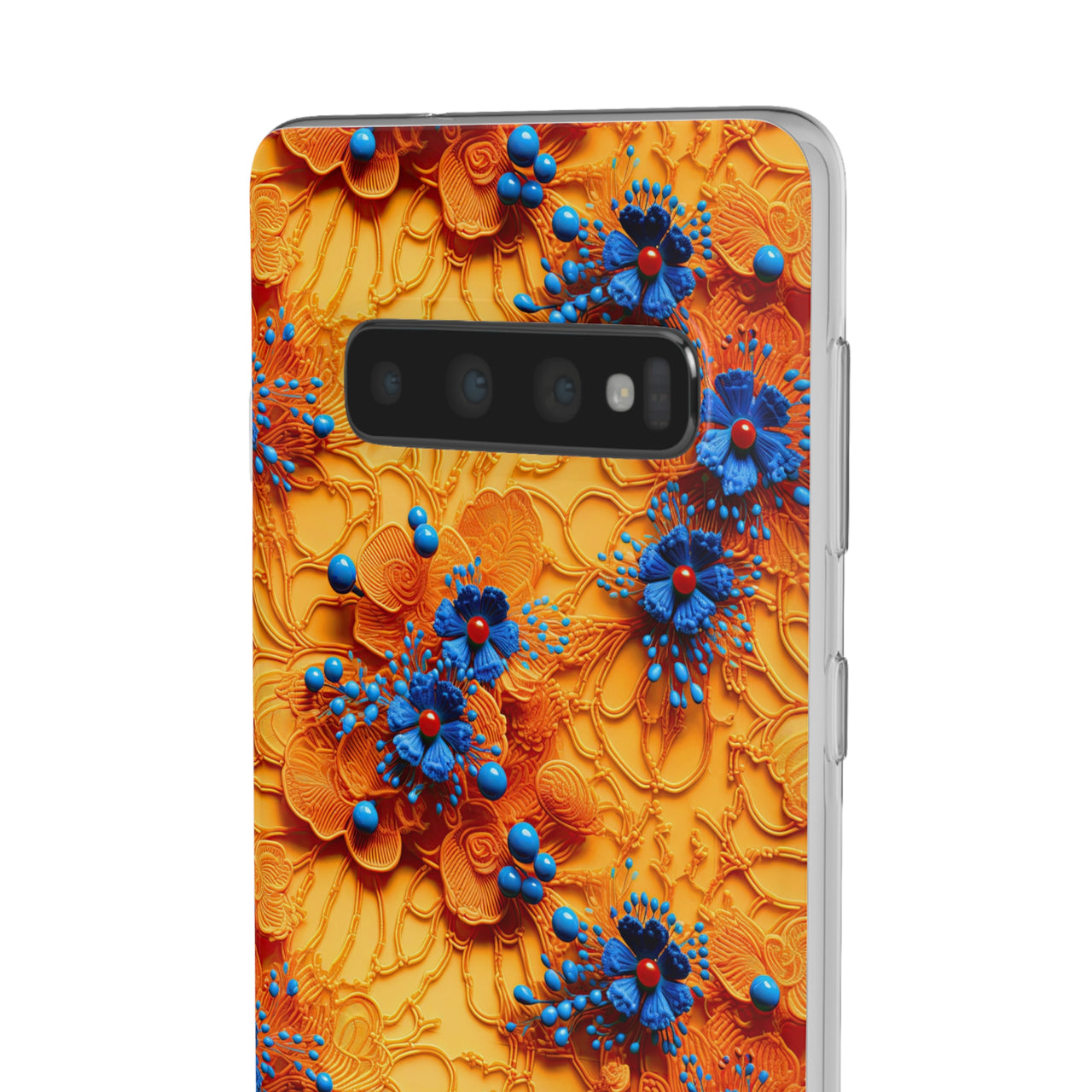 Royal Ryukyu Blossoms - Flexi Cases for Samsung Galaxy S10, Samsung Galaxy S10E, & Samsung Galaxy S10 Plus