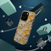 Thumbnail for Yellow Floral MagSafe Tough Cases for iPhone 14, iPhone 14 Pro, iPhone 14 Plus, and iPhone 14 Pro Max