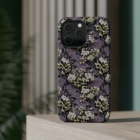 Thumbnail for White Flowers on a Purple Bed - MagSafe Tough Cases for iPhone 14, iPhone 14 Pro, iPhone 14 Plus, and iPhone 14 Pro Max