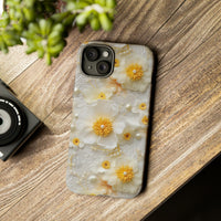 Thumbnail for Yellow and White Floral Tough Case for iPhone 15, iPhone 15 Pro, iPhone 15 Plus, and iPhone 15 Pro Max