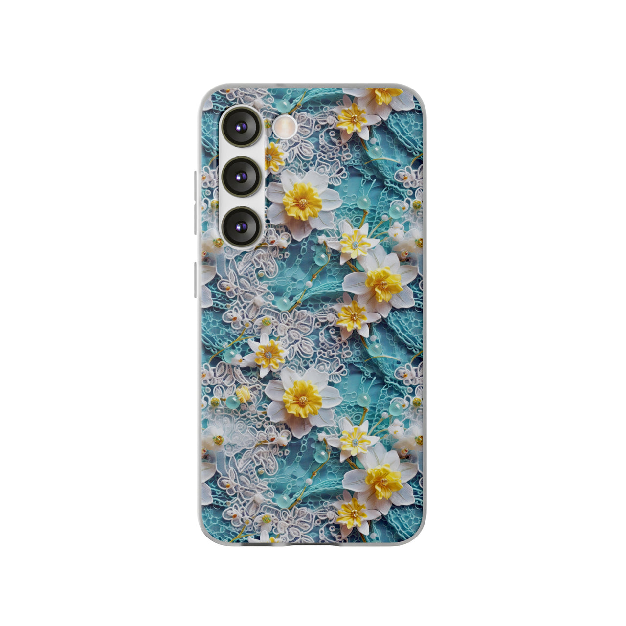 Daffodil for March Birthday - Flexi Cases for Samsung Galaxy S23, Samsung Galaxy S23 Plus, and Samsung Galaxy S23 Ultra