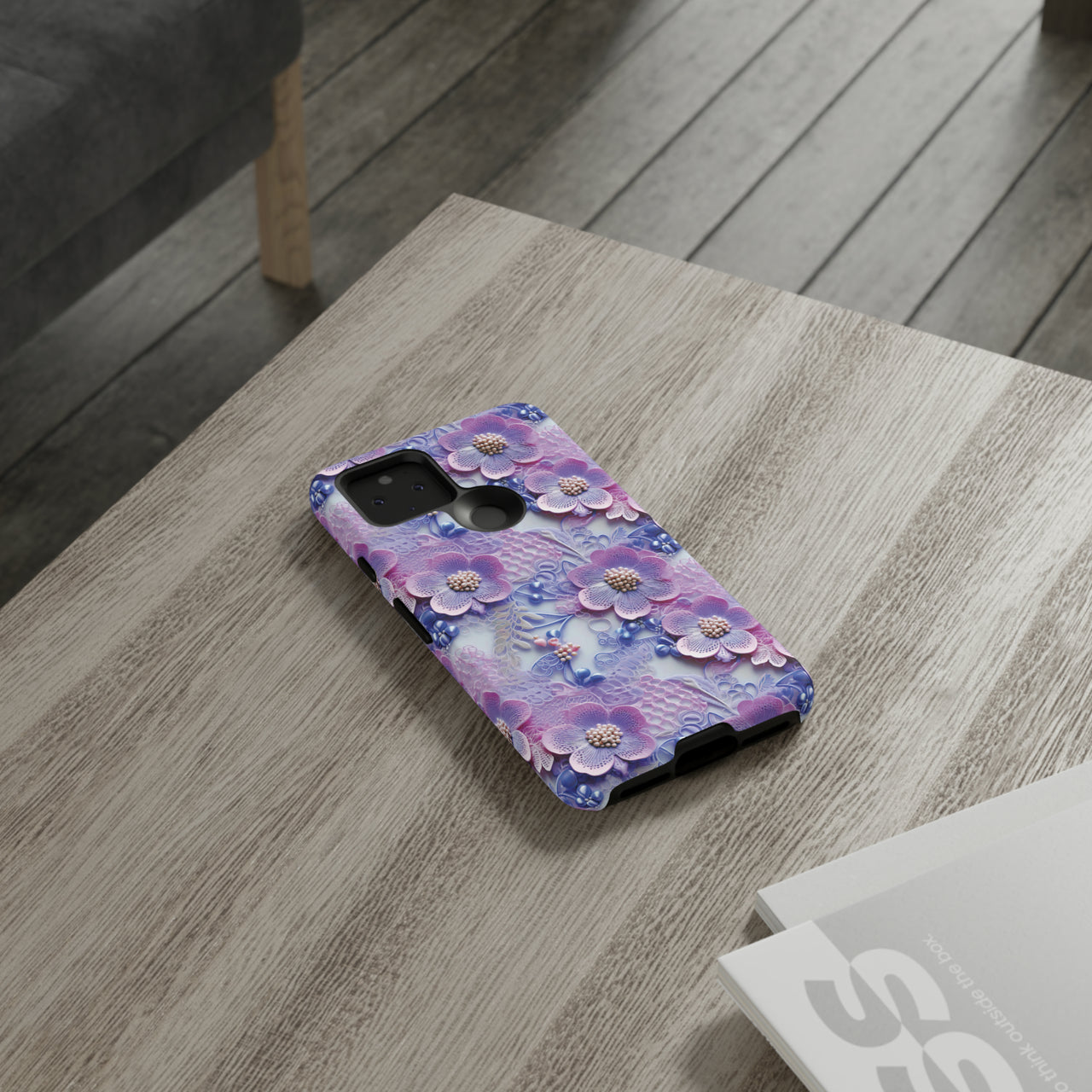 Pink and Purple Harmony - Tough Case for Google Pixel 5 5G