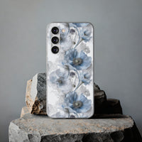 Thumbnail for Himalayan Blue Poppy - Flexi Cases for Samsung Galaxy S23, Samsung Galaxy S23 Plus, and Samsung Galaxy S23 Ultra