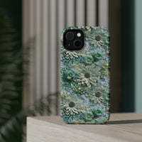 Thumbnail for Teal Petals - MagSafe Tough Cases for iPhone 14, iPhone 14 Pro, iPhone 14 Plus, and iPhone 14 Pro Max