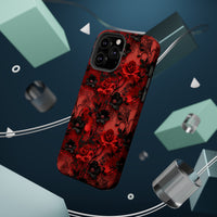 Thumbnail for Gothic Rose MagSafe Tough Cases for iPhone 13, iPhone 13 Mini, iPhone 13 Pro, and iPhone 13 Pro Max.