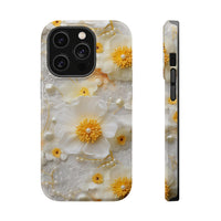 Thumbnail for Yellow and White Floral MagSafe Tough Cases for iPhone 14, iPhone 14 Pro, iPhone 14 Plus, and iPhone 14 Pro Max