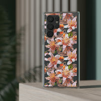 Thumbnail for *Clear Case* Pink Lily - Samsung Galaxy S22, Samsung Galaxy S22 Plus, Samsung Galaxy S22 Ultra - Supports Wireless Charging