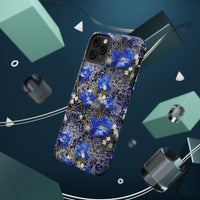 Thumbnail for Cerulean Elegance Impact-Resistant Cases for iPhone 11, iPhone 11 Pro, and iPhone 11 Pro Max. Supports Wireless Charging.