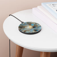 Thumbnail for Turquoise Gemstones and Opals Wireless Charger for Qi Enabled Phones