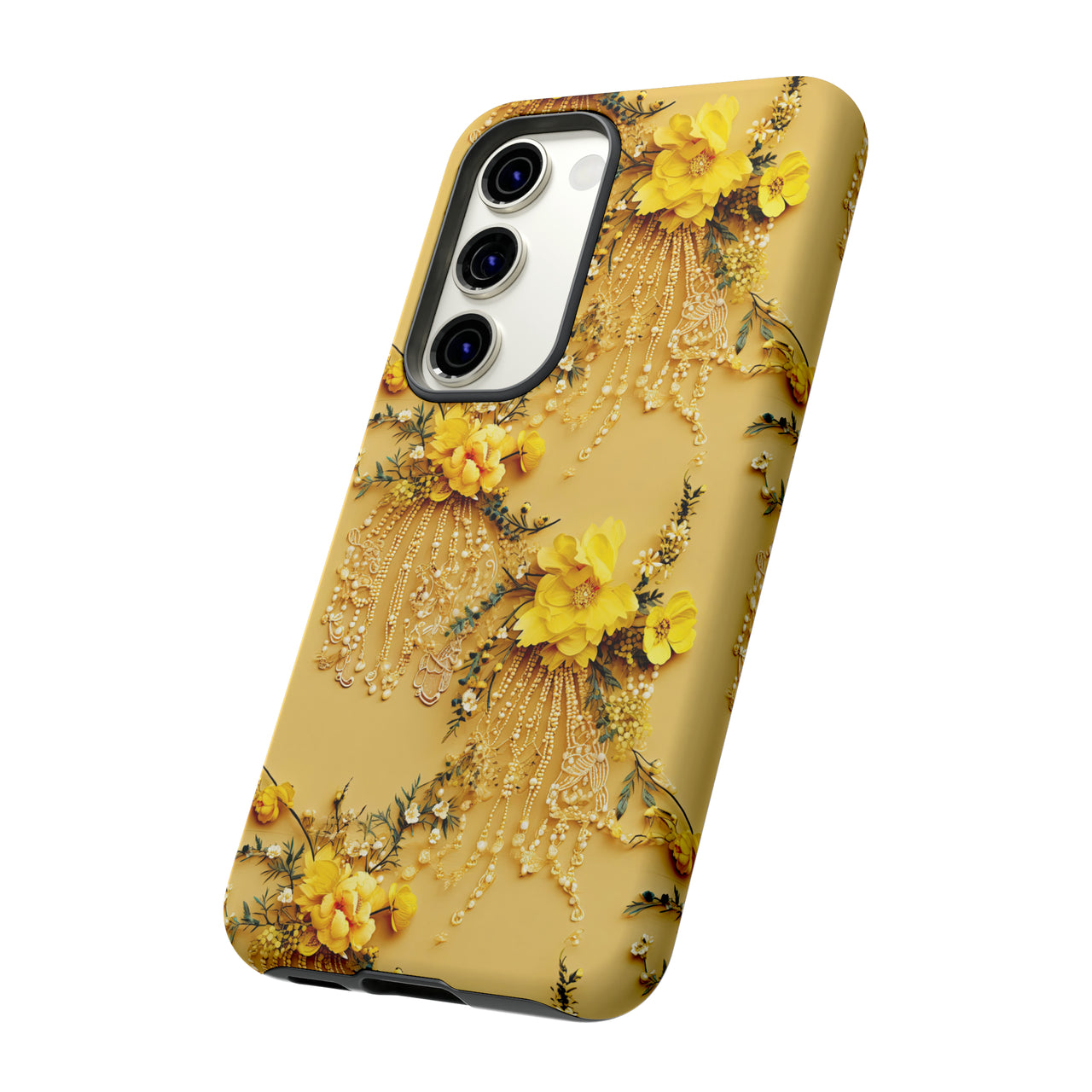 Floral Sunshine Tough Case for Samsung Galaxy S23, Samsung Galaxy S23 Plus, and Samsung Galaxy S23 Ultra