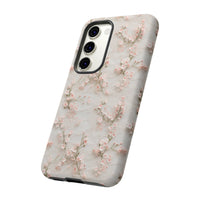 Thumbnail for White Lace and Cherry Blossoms Tough Cases for Samsung Galaxy S23, Samsung Galaxy S23 Plus, and Samsung Galaxy S23 Ultra