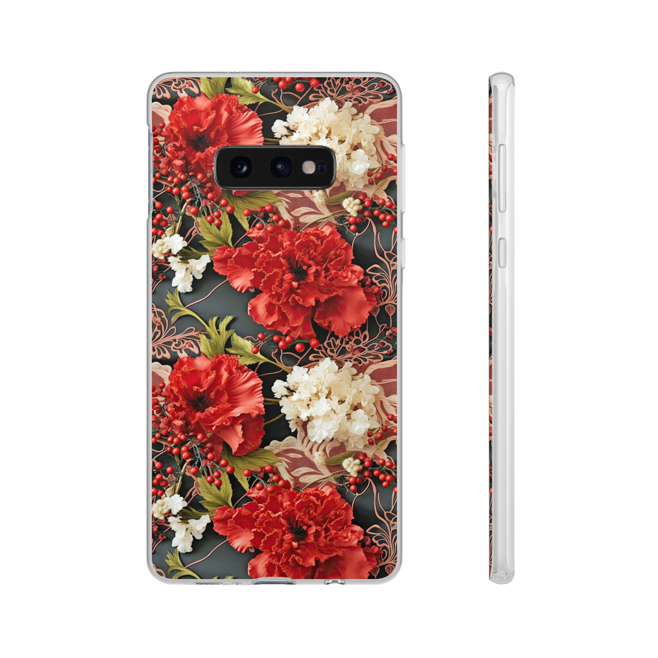 Carnation for January Birthday - Flexi Cases for Samsung Galaxy S23, Samsung Galaxy S23 Plus, and Samsung Galaxy S23 Ultra