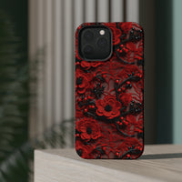 Thumbnail for Scarlet Temptation MagSafe Tough Cases for iPhone 13, iPhone 13 Mini, iPhone 13 Pro, and iPhone 13 Pro Max.