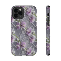 Thumbnail for Purple Sweet Pea Impact-Resistant Cases for iPhone 11, iPhone 11 Pro, and iPhone 11 Pro Max. Supports Wireless Charging.