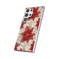 Thumbnail for Christmas Poinsettia - Flexi Cases for Samsung Galaxy S23, Samsung Galaxy S23 Plus, and Samsung Galaxy S23 Ultra