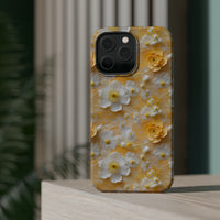 Thumbnail for Yellow Floral MagSafe Tough Cases for iPhone 14, iPhone 14 Pro, iPhone 14 Plus, and iPhone 14 Pro Max