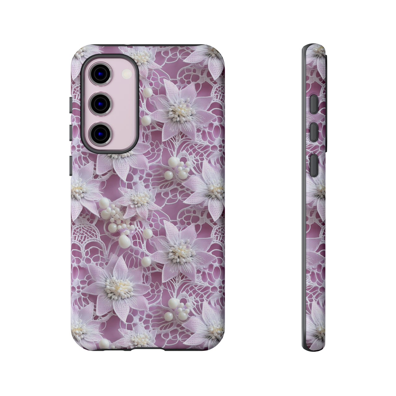 Coquette Clematis Tough Cases for Samsung Galaxy S23, Samsung Galaxy S23 Plus, and Samsung Galaxy S23 Ultra