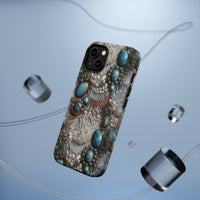 Thumbnail for Boho Agate and Lace MagSafe Tough Cases for iPhone 14, iPhone 14 Pro, iPhone 14 Plus, and iPhone 14 Pro Max