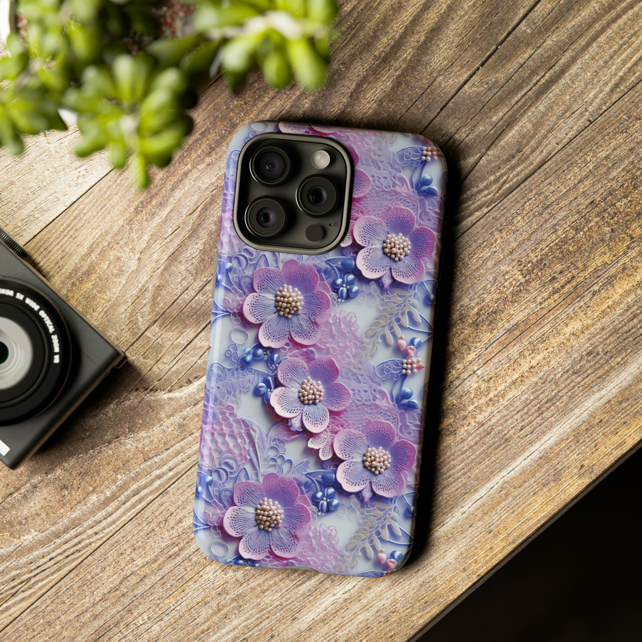 Pink and Purple Harmony - Tough Case for iPhone 15, iPhone 15 Pro, iPhone 15 Plus, and iPhone 15 Pro Max