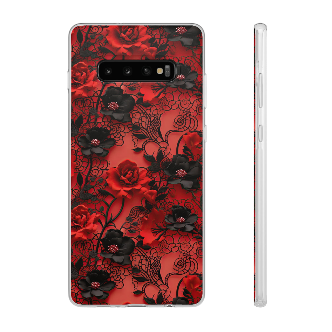 Gothic Rose - Flexi Cases for Samsung Galaxy S10, Samsung Galaxy S10E, & Samsung Galaxy S10 Plus