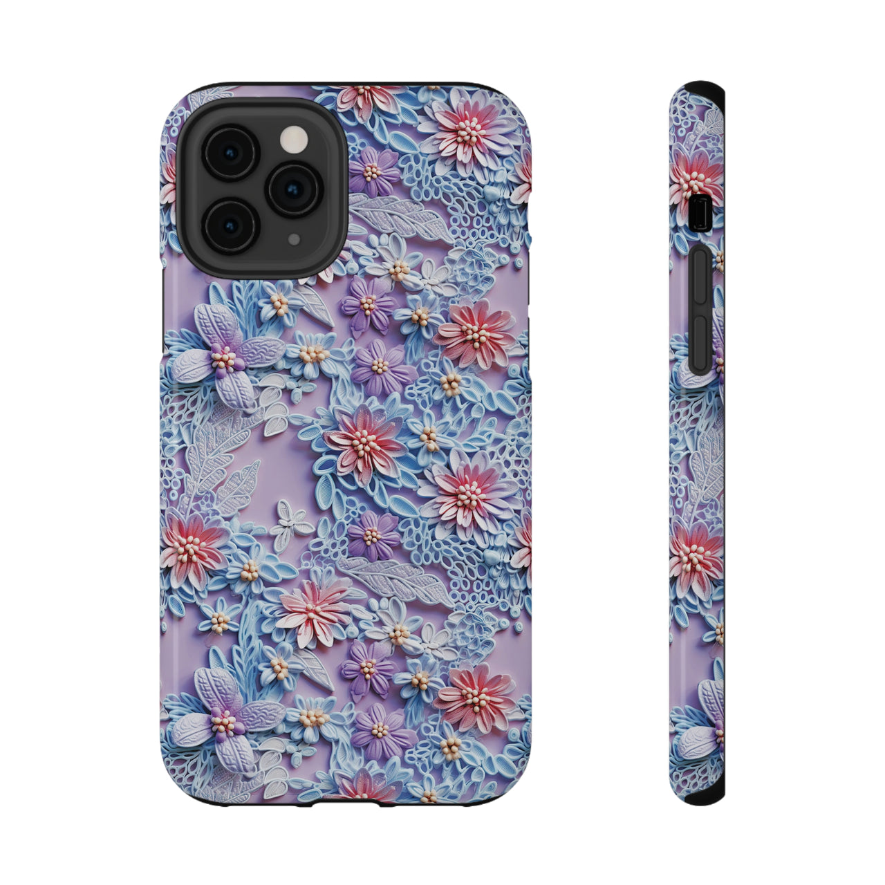 Cotton Candy Meadow - Impact-Resistant Cases for iPhone 11, iPhone 11 Pro, and iPhone 11 Pro Max. Supports Wireless Charging.