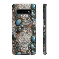 Thumbnail for Boho Agate and Lace Tough Cases for Samsung Galaxy S10, Samsung Galaxy S10E, and Samsung Galaxy S10 Plus