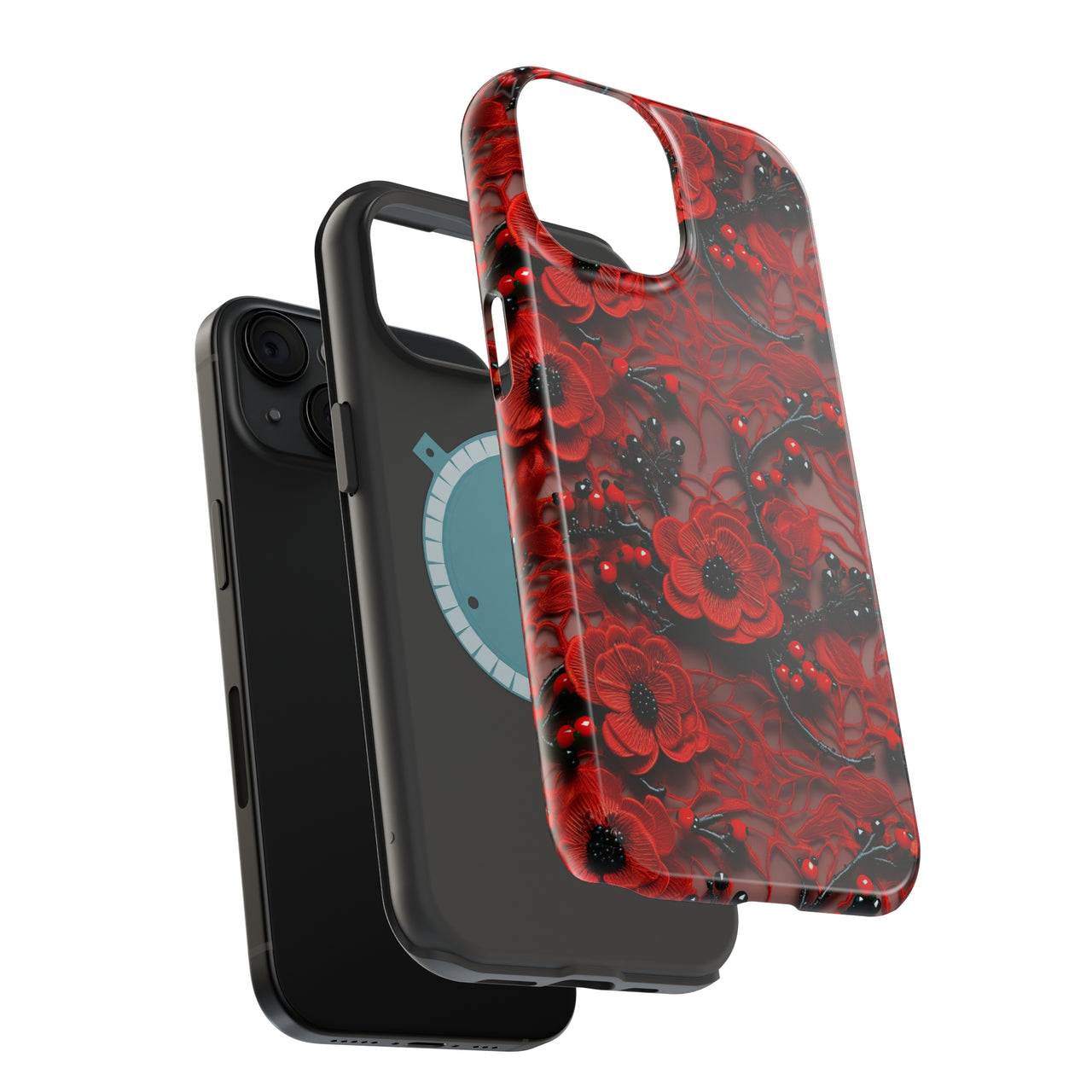 Scarlet Temptation - MagSafe Tough Case for iPhone 15, iPhone 15 Pro, iPhone 15 Plus, & iPhone 15 Pro Max