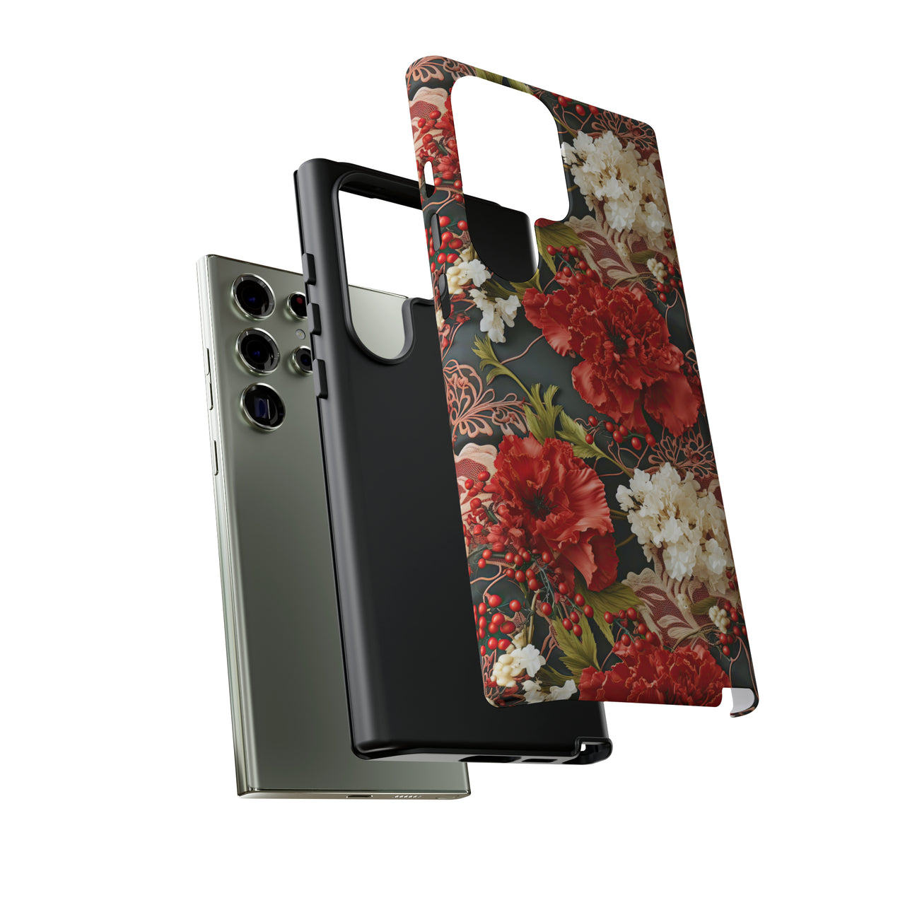 Carnation for January Birthday - Tough Case for Samsung Galaxy S23, Samsung Galaxy S23 Plus, and Samsung Galaxy S23 Ultra