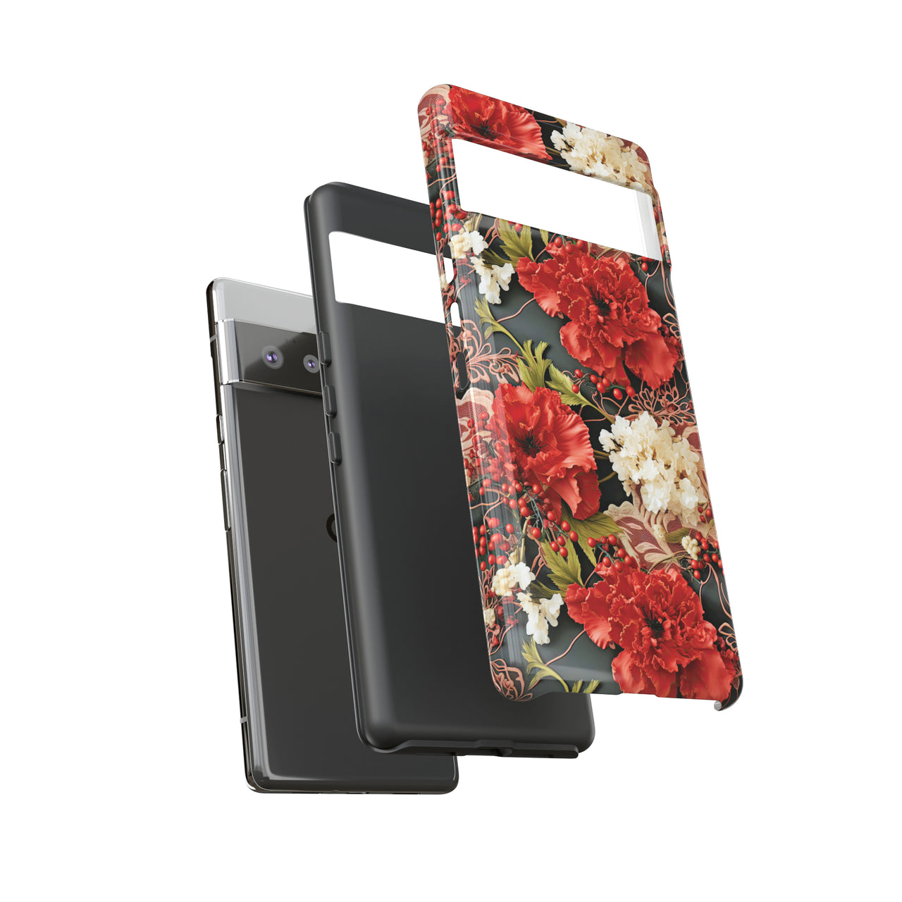 Carnation for January Birthday - Tough Case for Google Pixel 6 and Google Pixel 6 Pro