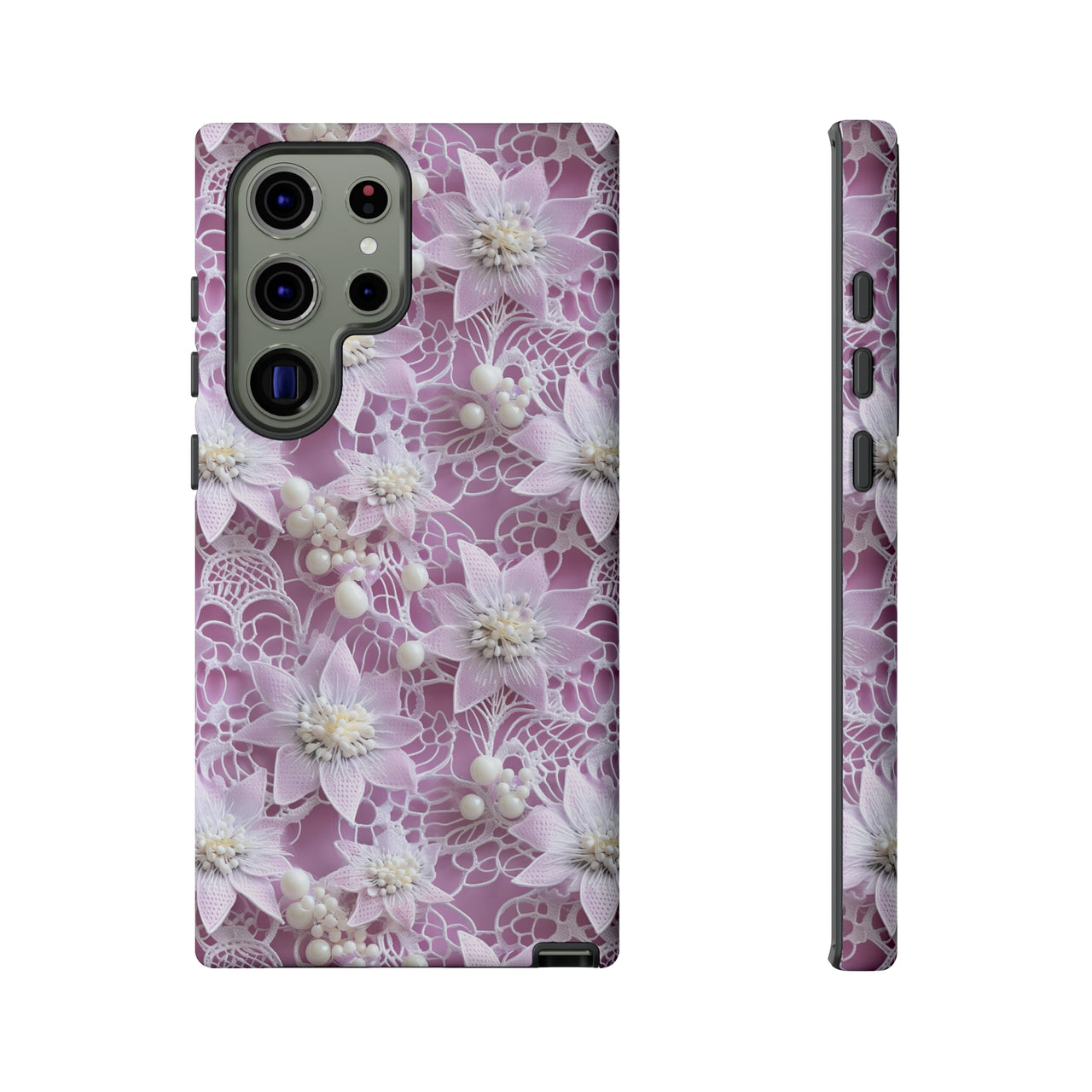 Coquette Clematis Tough Cases for Samsung Galaxy S23, Samsung Galaxy S23 Plus, and Samsung Galaxy S23 Ultra