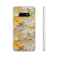 Thumbnail for Yellow Floral - Flexi Cases for Samsung Galaxy S10, Samsung Galaxy S10E, & Samsung Galaxy S10 Plus