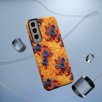 Thumbnail for Royal Ryukyu Blossoms - Impact-Resistant Case for Samsung Galaxy S22, Samsung Galaxy S22 Plus, and Samsung Galaxy S22 Ultra. Supports Wireless Charging.