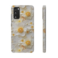 Thumbnail for Yellow and White Floral - Snap Case for Samsung Galaxy S20, Samsung Galaxy S20+, Samsung Galaxy S20 Ultra, & Samsung Galaxy S20 FE