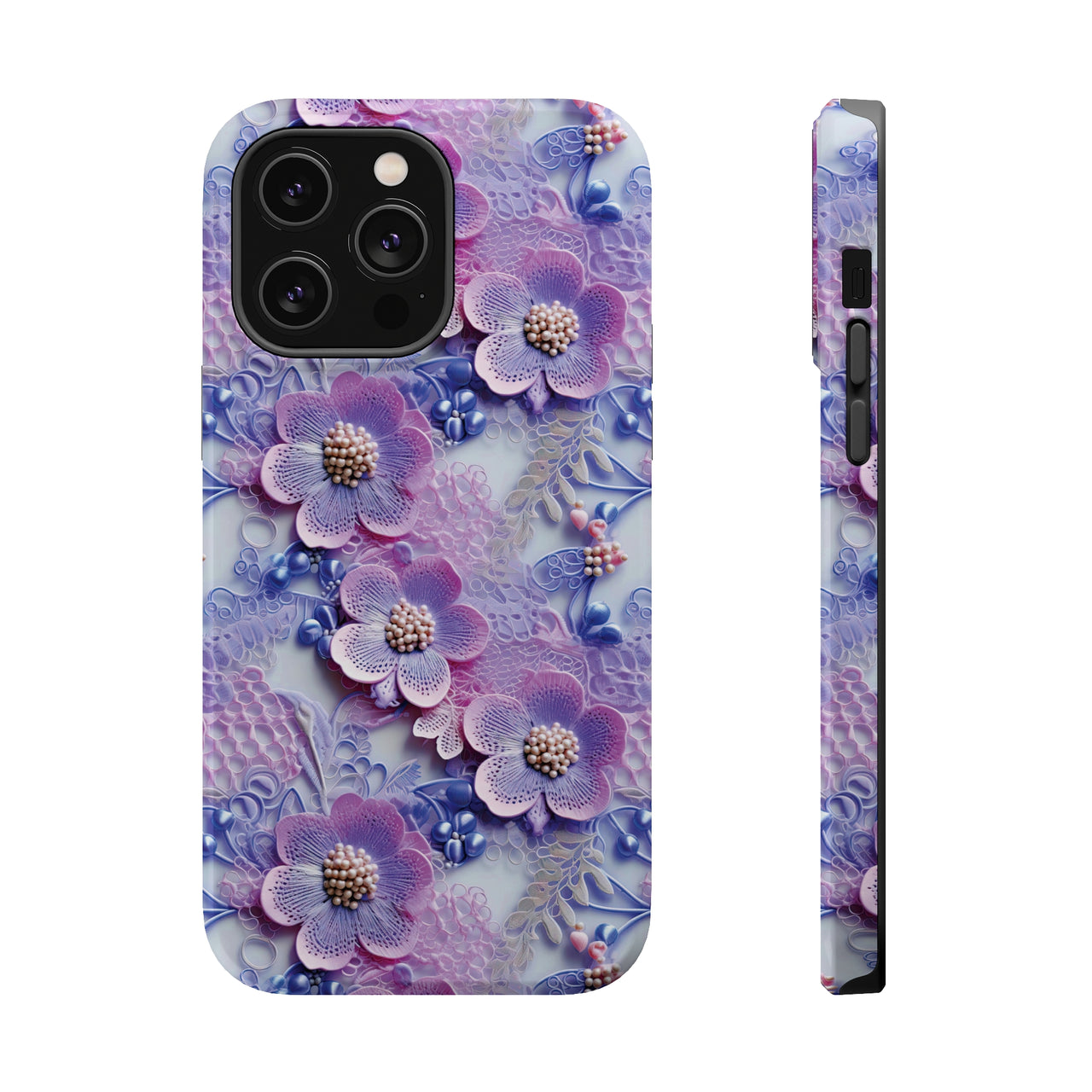 Pink and Purple Harmony - MagSafe Tough Cases for iPhone 14, iPhone 14 Pro, iPhone 14 Plus, and iPhone 14 Pro Max