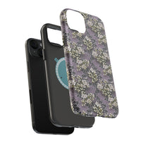 Thumbnail for White Flowers on a Purple Bed - MagSafe Tough Case for iPhone 15, iPhone 15 Pro, iPhone 15 Plus, & iPhone 15 Pro Max