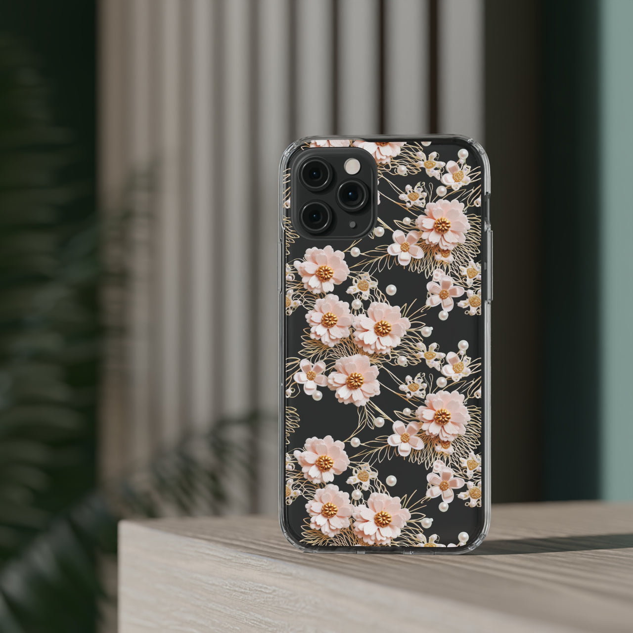 *Clear Case* Pretty in Pink - iPhone 11, iPhone 11 Pro, iPhone 11 Pro Max - Supports Wireless Charging