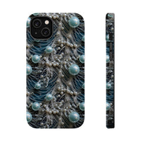 Thumbnail for Sea Foam Lace and Pearls MagSafe Tough Cases for iPhone 14, iPhone 14 Pro, iPhone 14 Plus, and iPhone 14 Pro Max