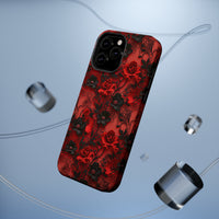 Thumbnail for Gothic Rose MagSafe Tough Cases for iPhone 13, iPhone 13 Mini, iPhone 13 Pro, and iPhone 13 Pro Max.