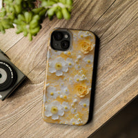 Thumbnail for Yellow Floral - MagSafe Tough Case for iPhone 15, iPhone 15 Pro, iPhone 15 Plus, & iPhone 15 Pro Max