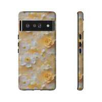 Thumbnail for Yellow Floral Tough Cases for Google Pixel 6 and Google Pixel 6 Pro