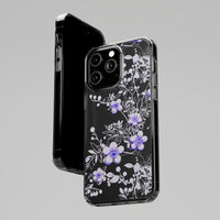 Thumbnail for *Clear Case* Purple Petals - iPhone 14, iPhone 14 Pro, iPhone 14 Plus, iPhone 14 Pro Max - Supports Wireless Charging